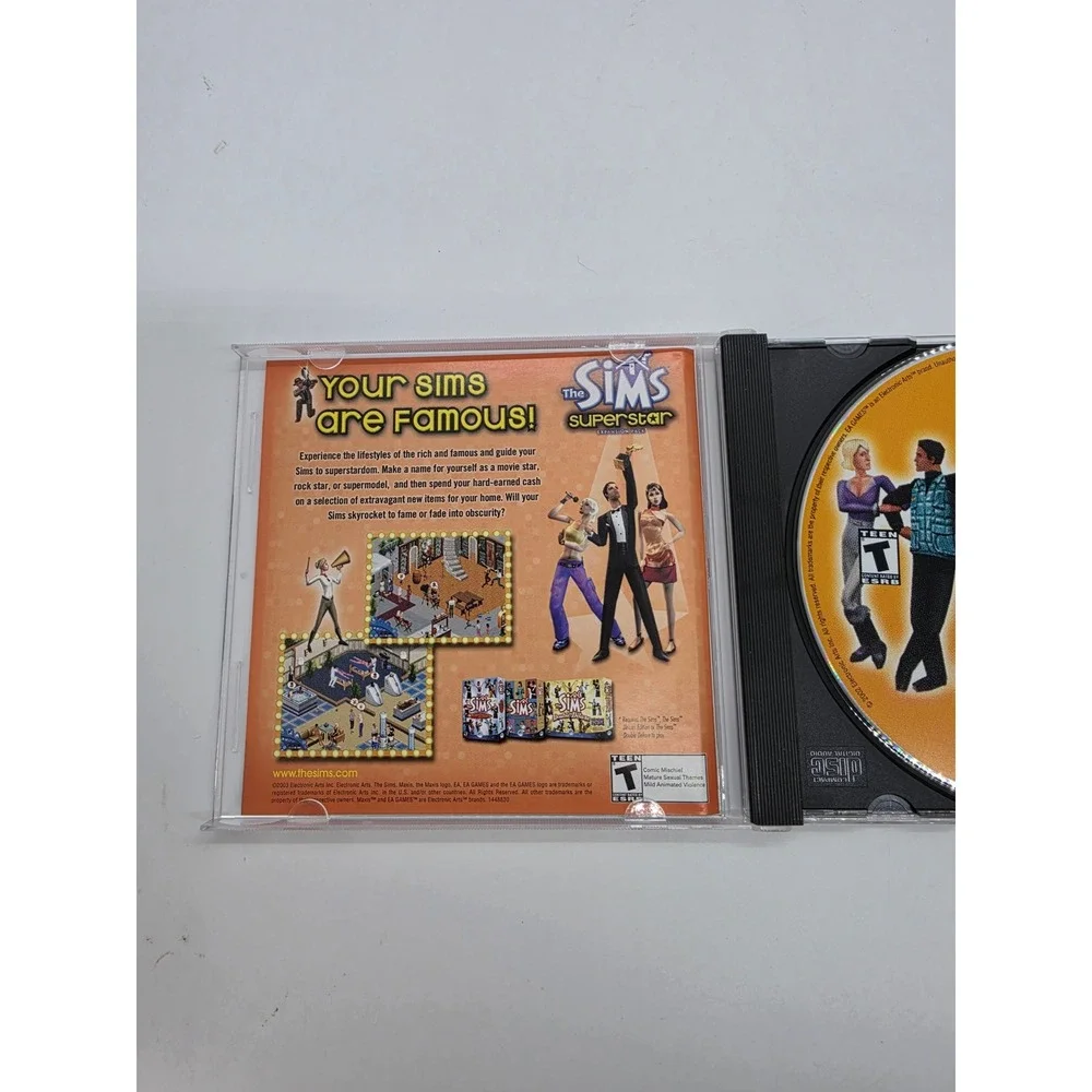 The Sims Vacation Expansion Pack PC Game 2002 EA Maxis Jewel Case Retro Vintage